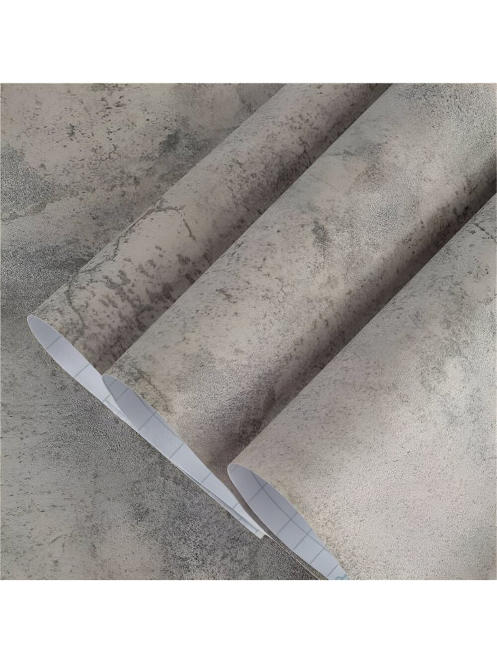 Wallpaper Beige Grey Cement Concrete Contact Paper Self Adhesive 16×118inch